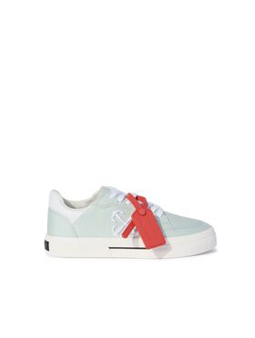 OFF WHITE New Low Vulcanized Canvas GREEN OWIA288F24FAB001