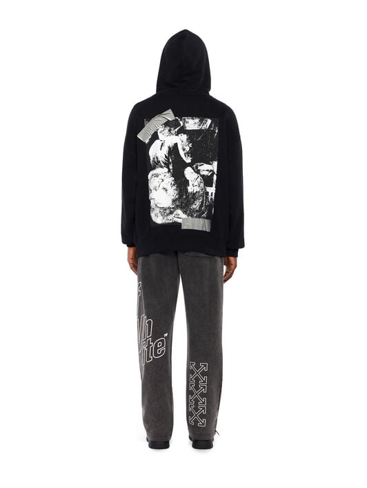 Cupid Tape Skate Hoodie OFF WHITE Cupid Tape Skate Hoodie BLACK - WHITE OMBB085F25FLE00Y