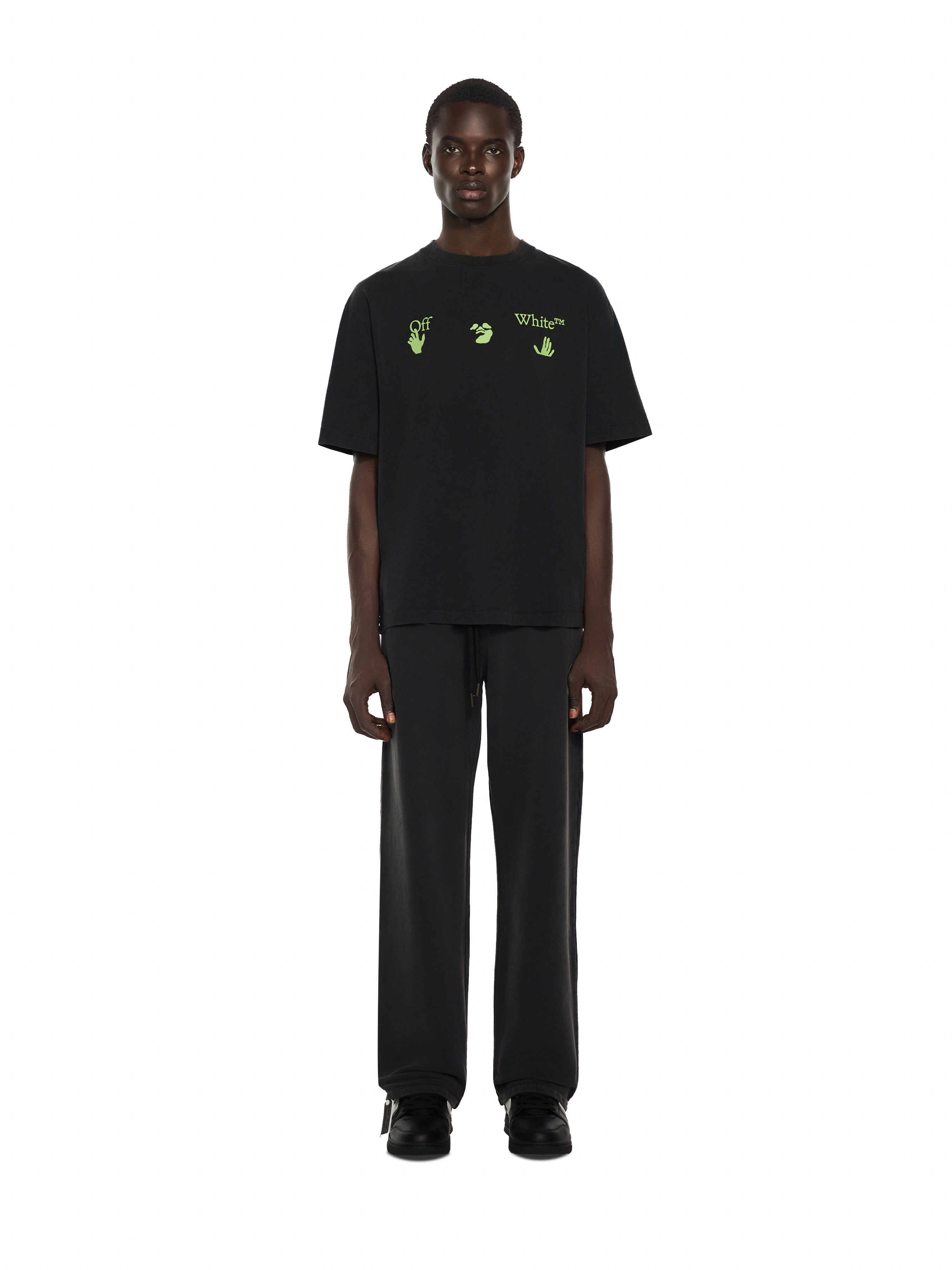 Bacco Arrow Skate Short Sleeve T-Shirt OFF WHITE Bacco Arrow Skate Short Sleeve T-Shirt VINTAGE BLACK 44MAA120F26J019