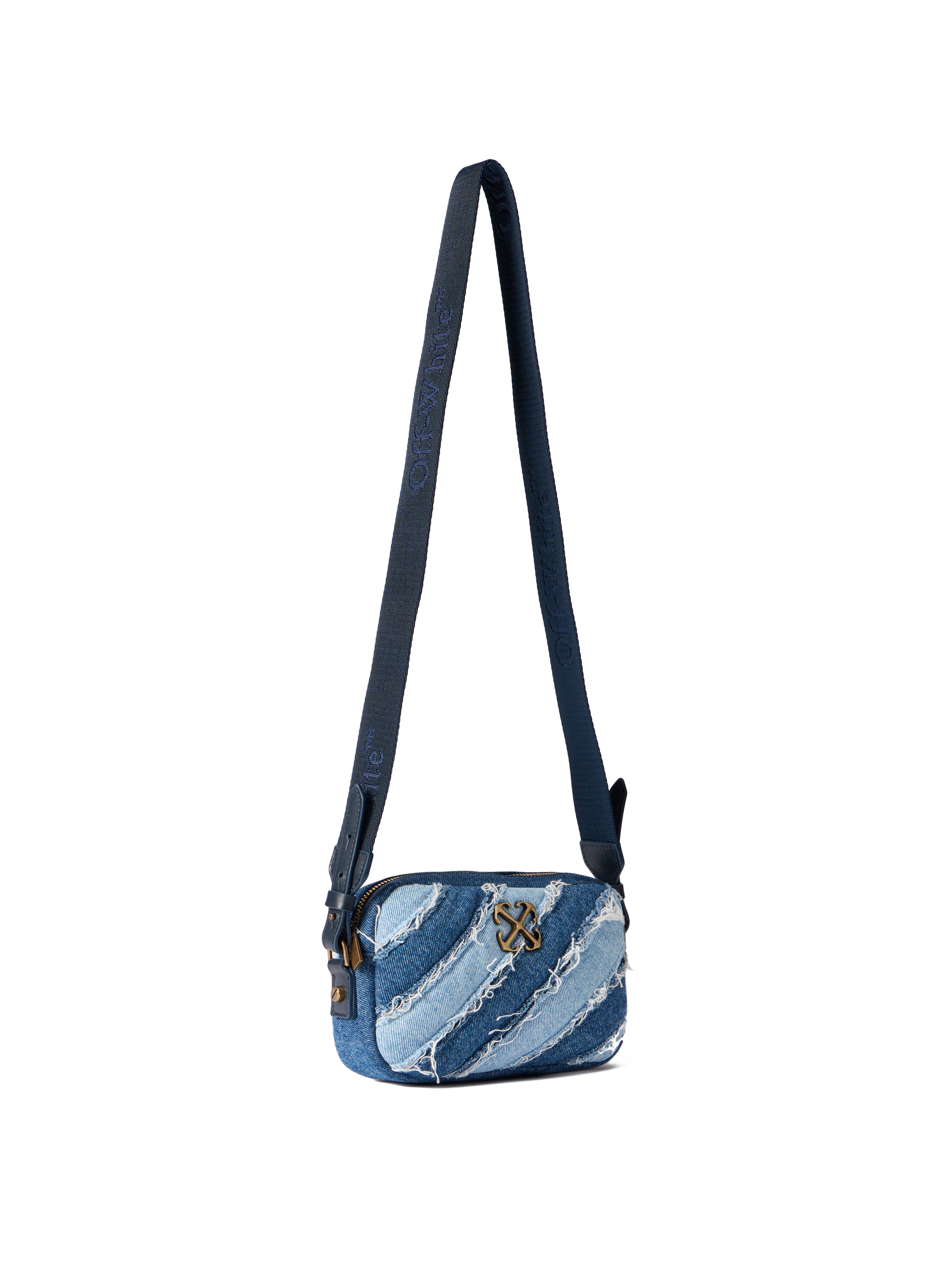OFF WHITE Raw Denim Camera Bag BLUE - NO COLOR OWNN18EF25DEN001