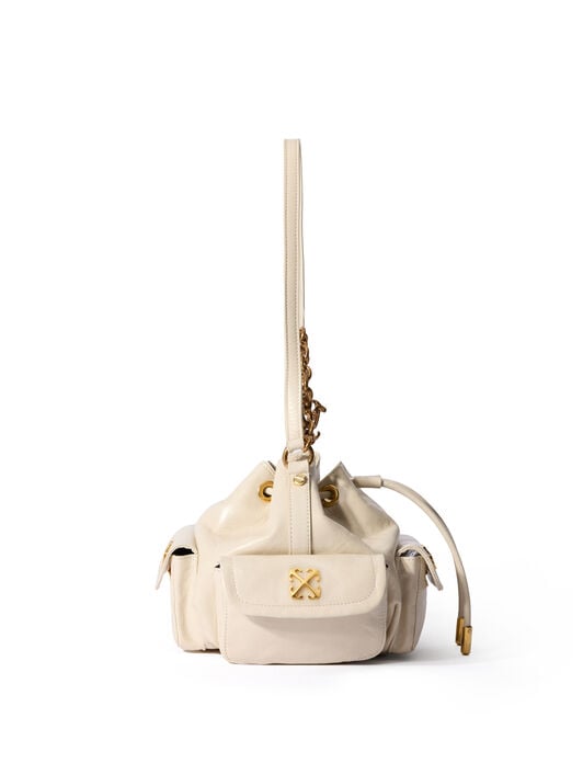 Dumbo.B Bucket Bag OFF WHITE Dumbo.B Bucket Bag DUST - NO COLOR OWMY002F25LEA001