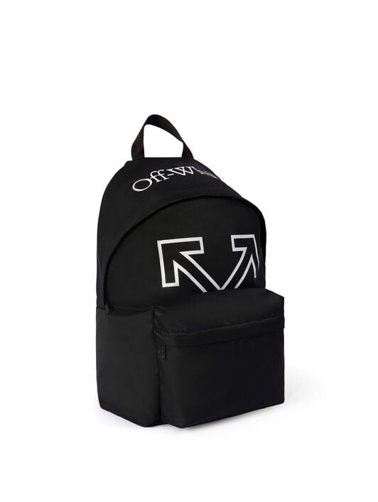 Heritage Backpack OFF WHITE Heritage Backpack BLACK - WHITE OMNB123C99FAB001