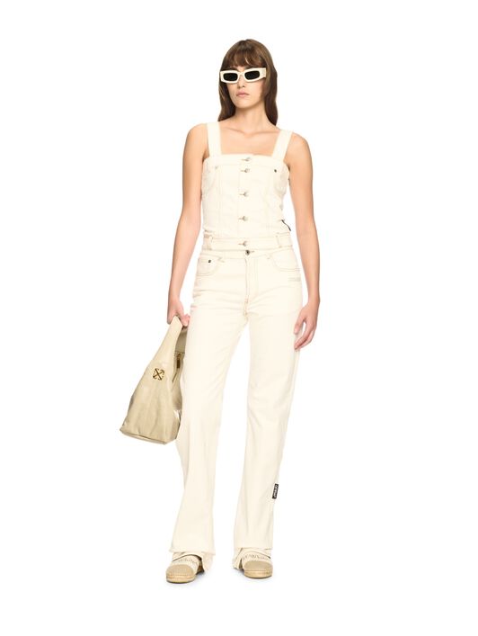 OFF WHITE Denim Susy 5Pkt Pants NEUTRALS OWYA069S25DEN002
