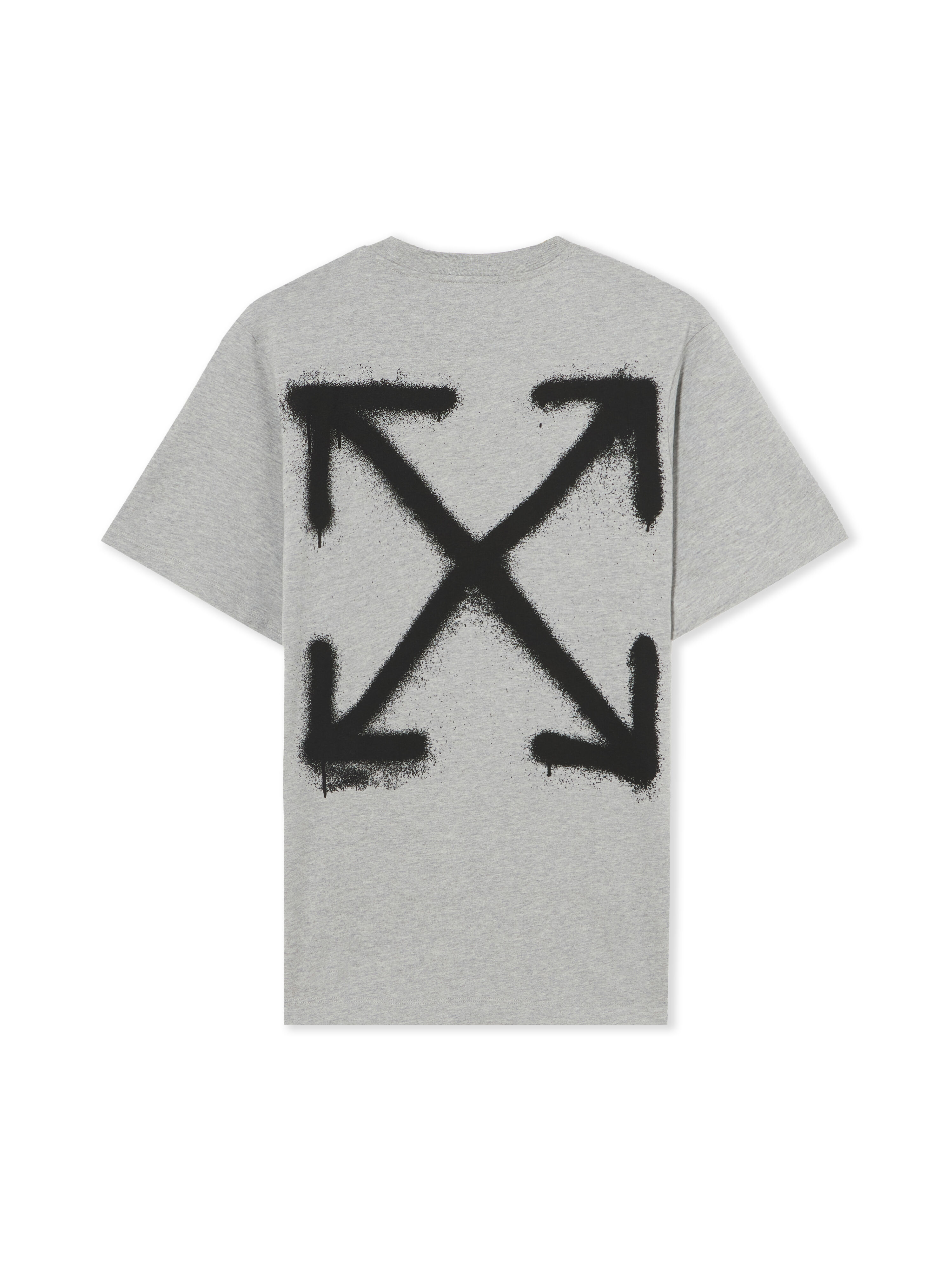 OFF WHITE Spray Can Arrow Slim T-Shirt LIGHT HEATHER GREY 44MAA027F5J001