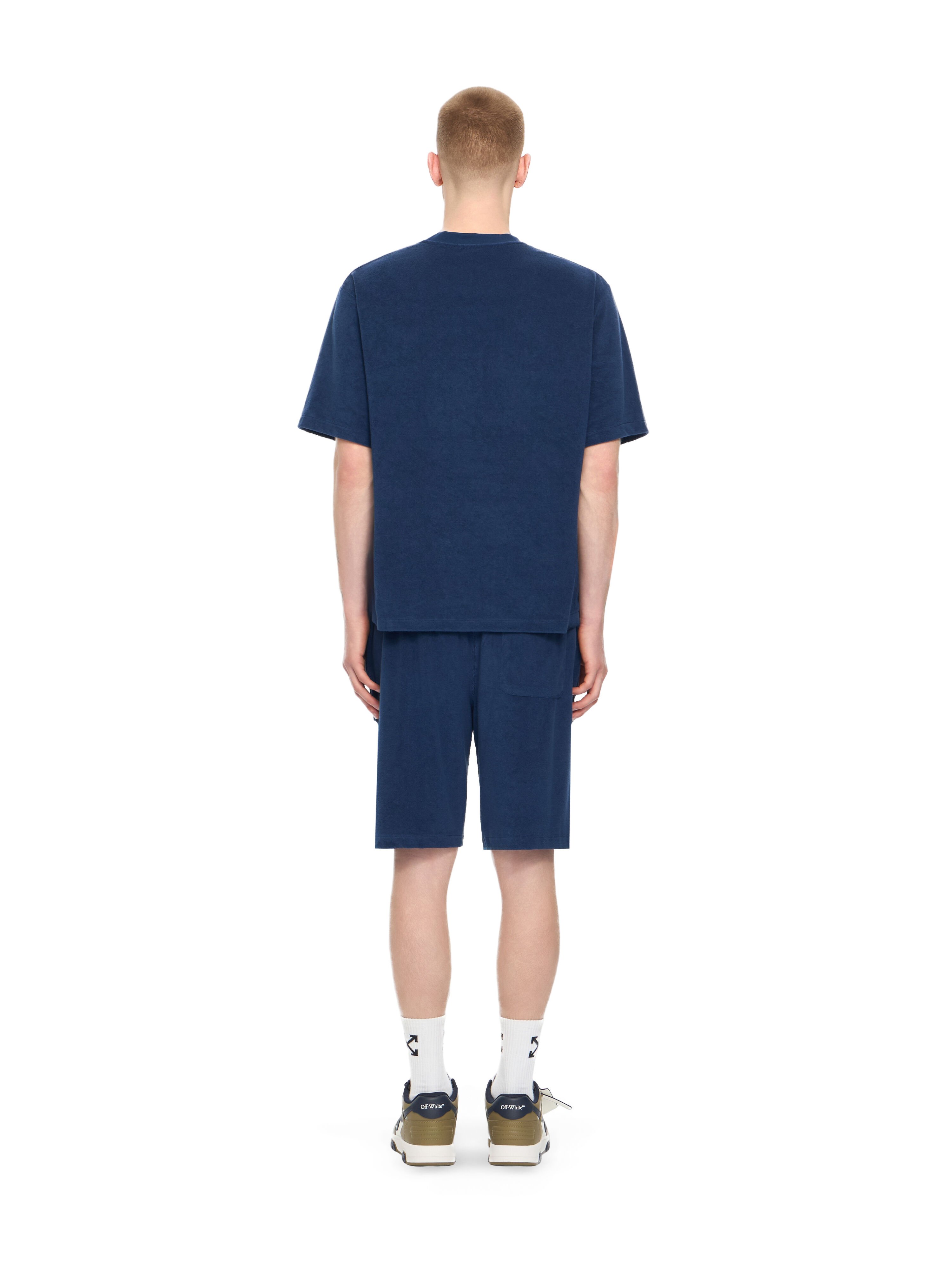 Towel Terry Shorts OFF WHITE Towel Terry Shorts MARINE 44MKB074F5002