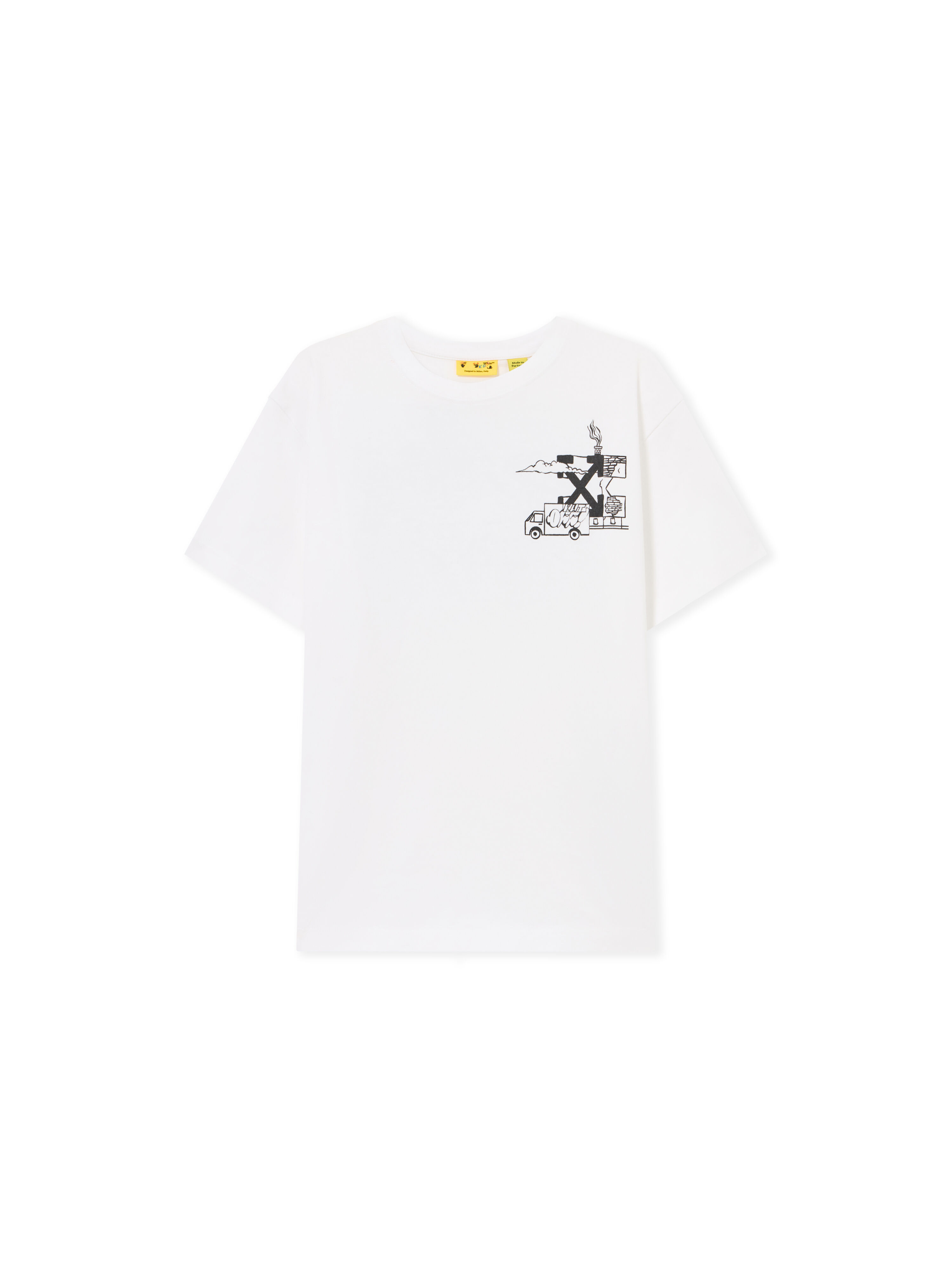 OFF WHITE Graffiti Tee S/S WHITE 44BAA002S26J003