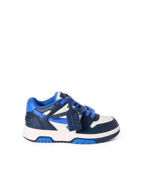 OFF WHITE Out Of Office Sneakers WHITE - NAVY BLUE OBIA011F25LEA001