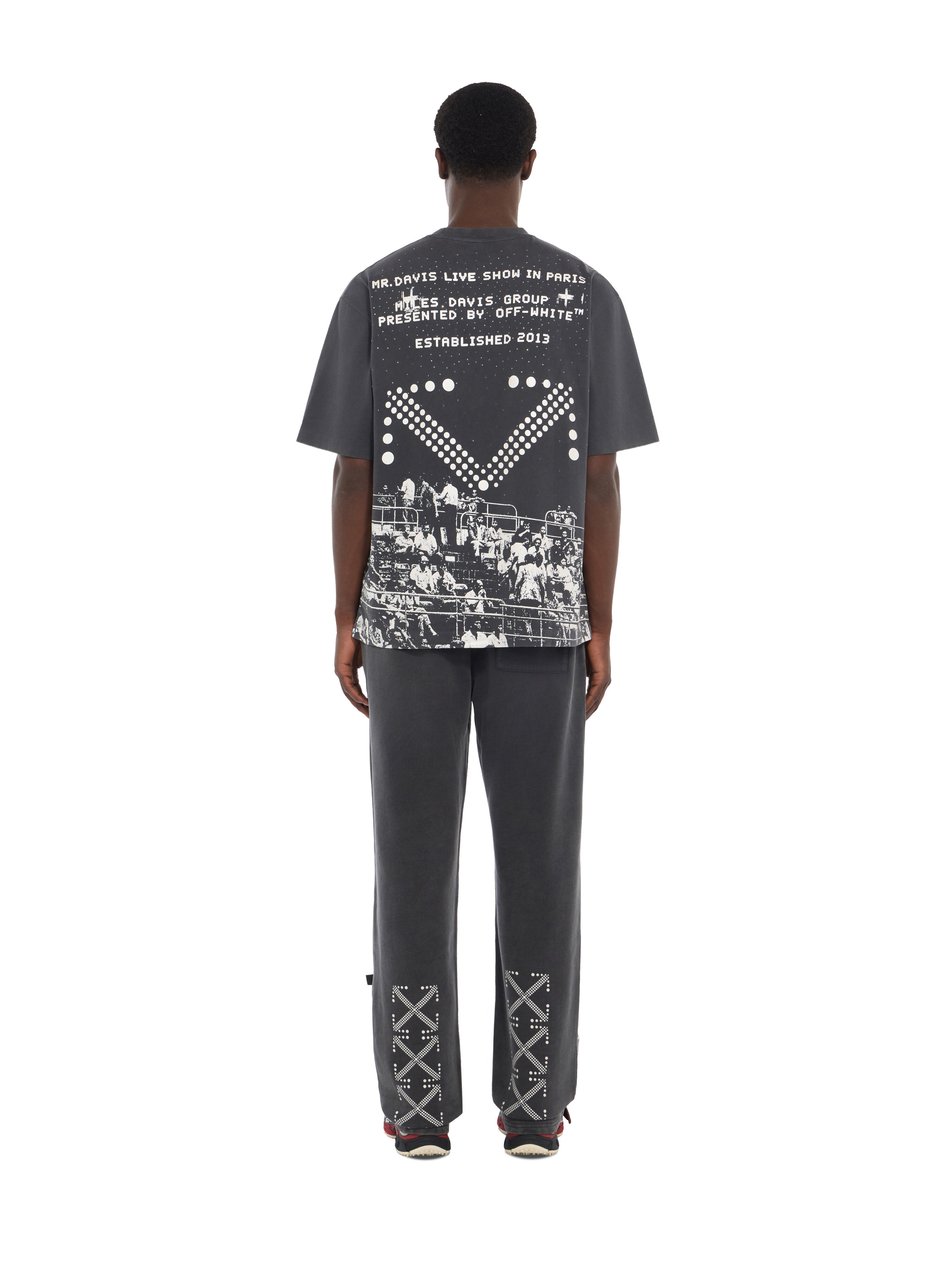 Miles Davis Stadium Sweatpants OFF WHITE Miles Davis Stadium Sweatpants BLACK 44MCH05AG26F002