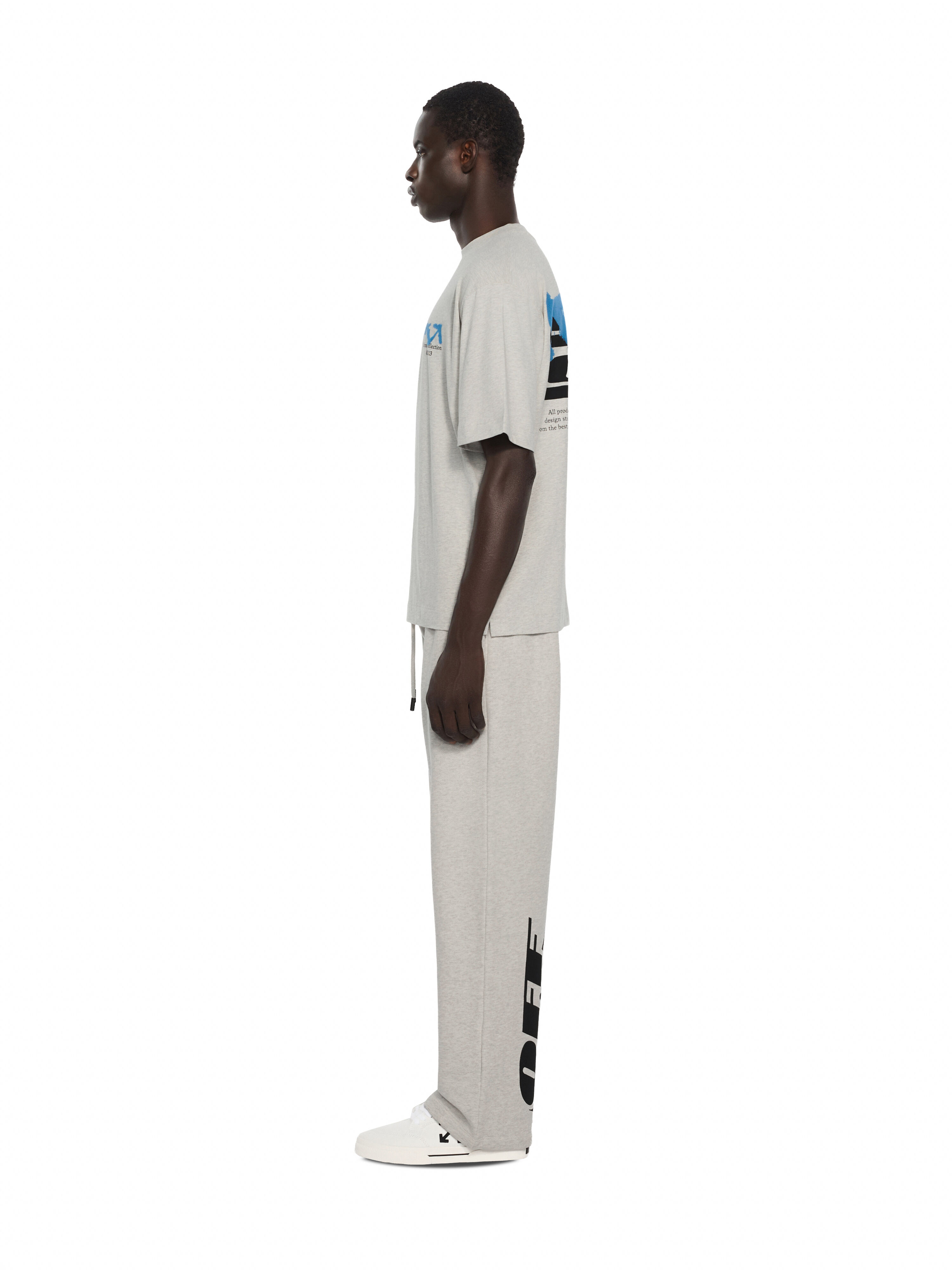 Half Arrow Skate Short Sleeve T-Shirt OFF WHITE Half Arrow Skate Short Sleeve T-Shirt GREY MELANGE 44MAA120F26J007