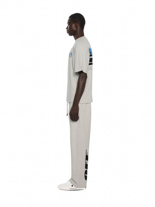 Half Arrow Skate Short Sleeve T-Shirt OFF WHITE Half Arrow Skate Short Sleeve T-Shirt GREY MELANGE 44MAA120F26J007