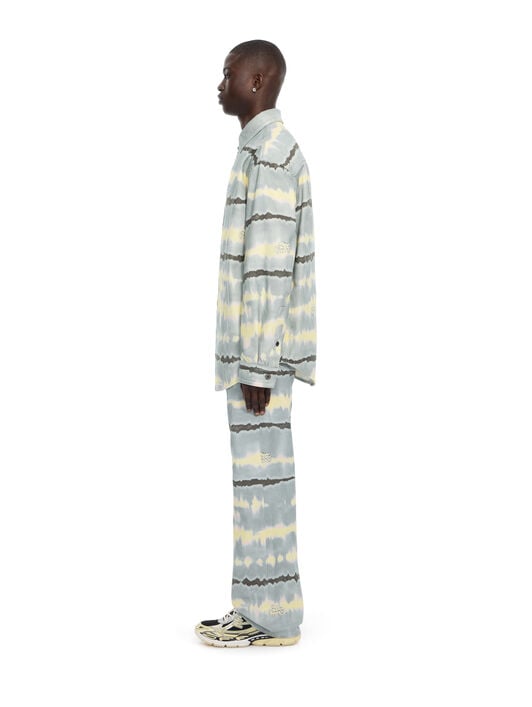 OFF WHITE All-over Tie-dye Slim Relax Jeans BLUE GREY 44MYA18JZ26D004