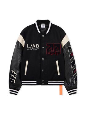 LAB L/AB Varsity Jacket BLACK 44LABF26O106