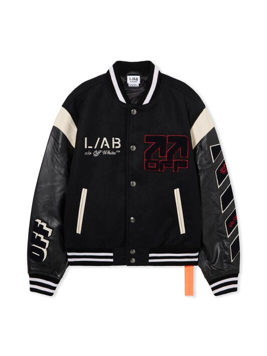 L/AB Varsity Jacket LAB L/AB Varsity Jacket BLACK 44LABF26O106