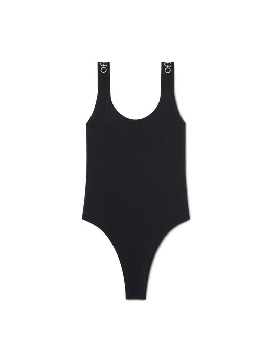 OFF WHITE Costume Nero Con Logo NERO OWFC019S25JER001