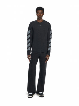 OFF WHITE Half Arrow Slim Jeans STONE RAW BLACK 44MYA18JF26D00E
