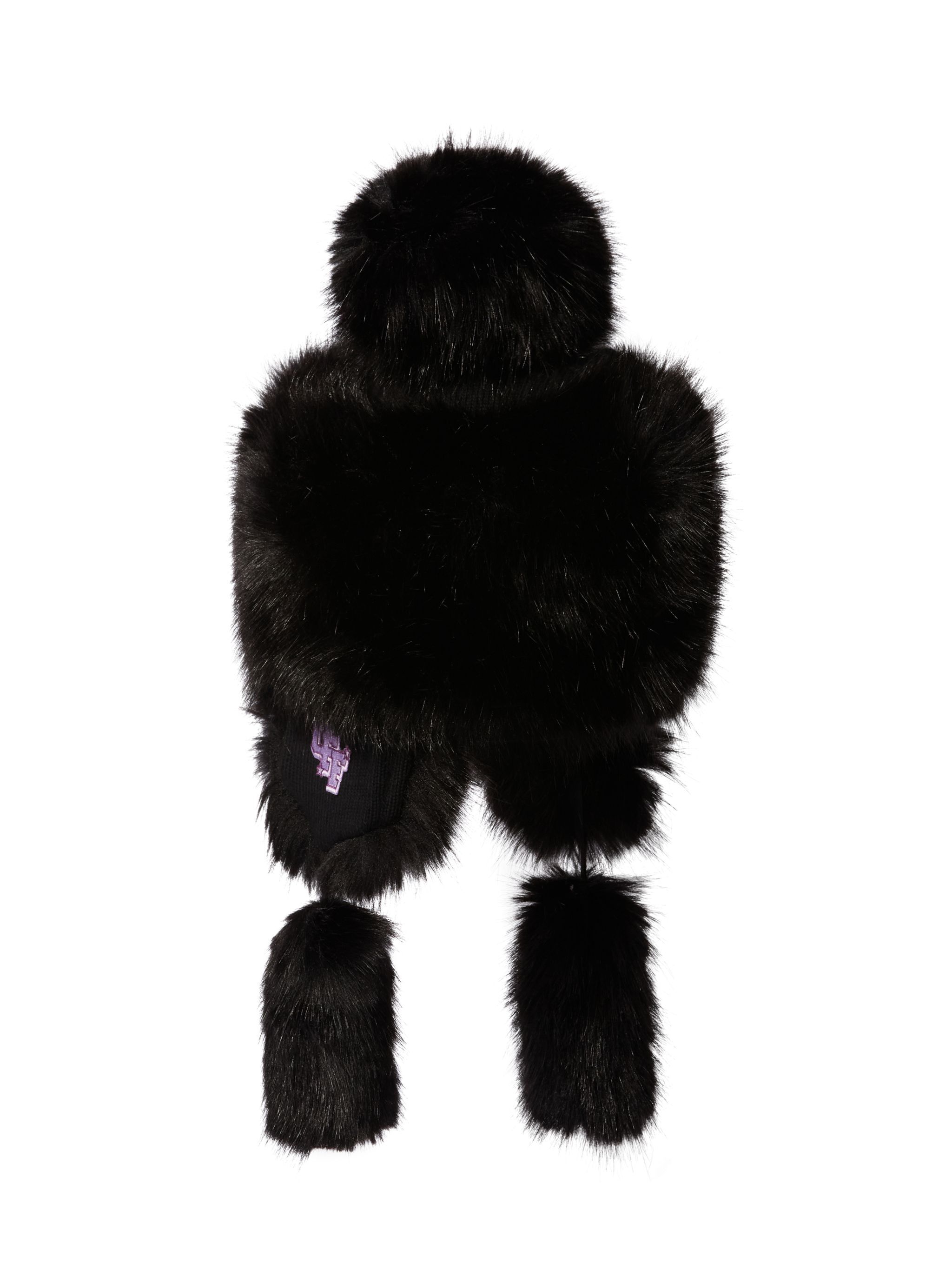 OFF WHITE Off Trapper Hat BLACK OMLA047W24FAB001