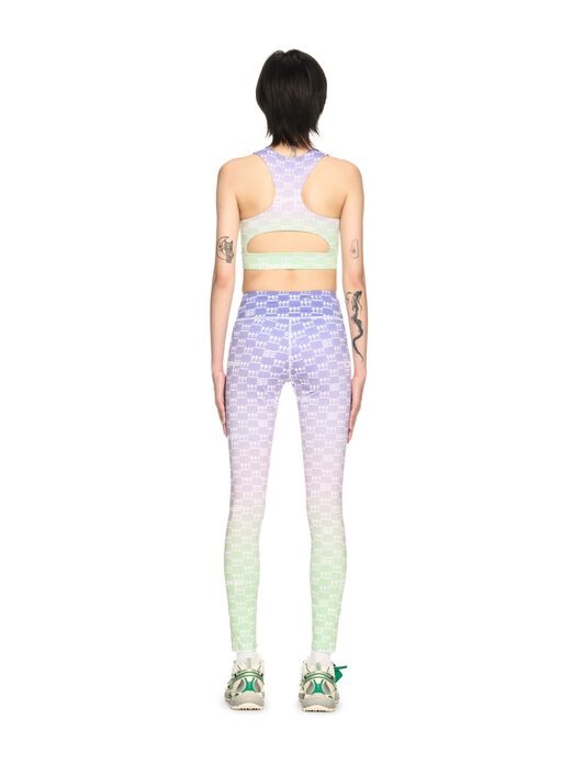 OFF WHITE Double Arrows Aop Cutout Bra PURPLE OWVO05ES25JER001