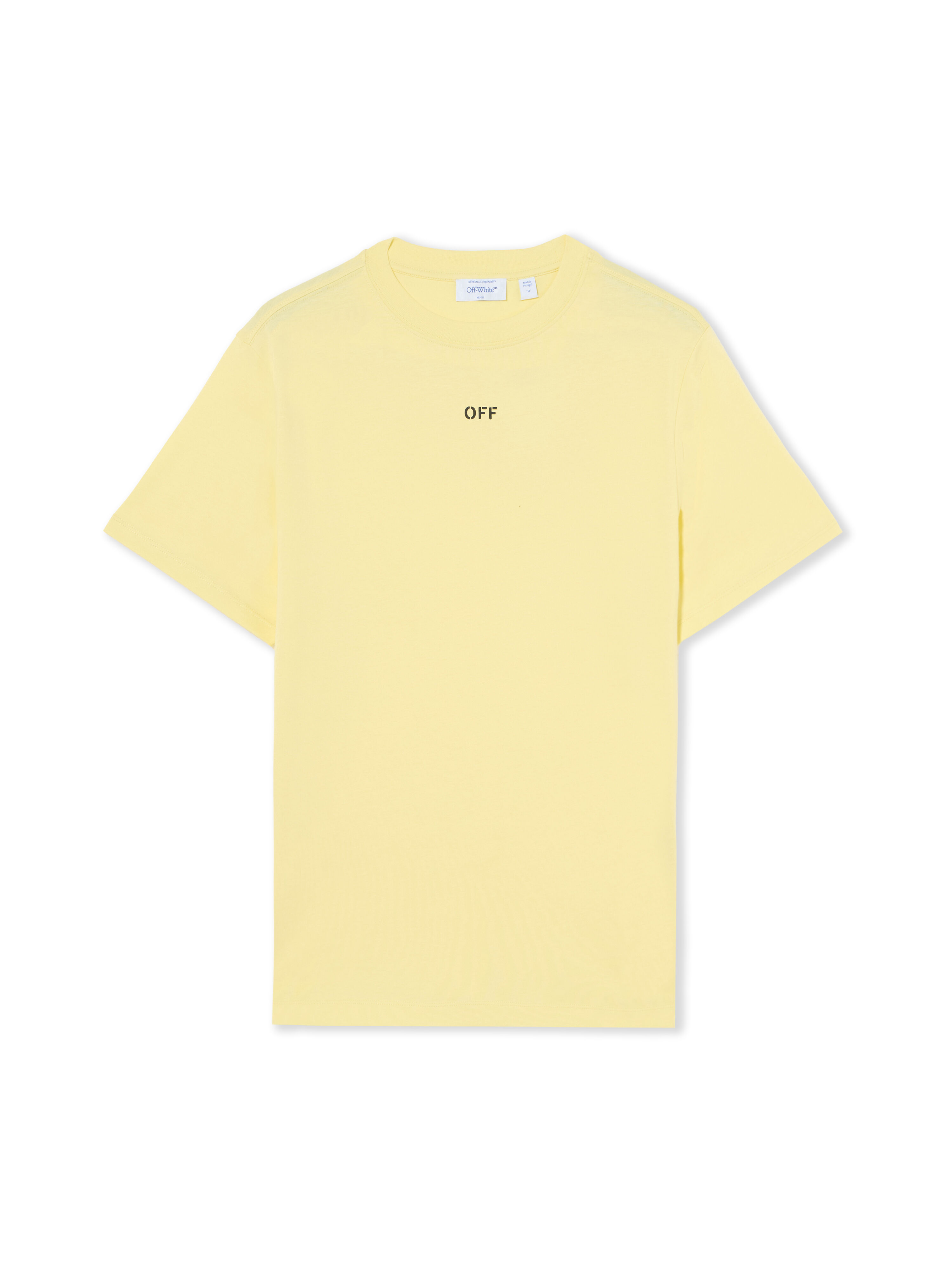 Off Stamp Slim T-Shirt OFF WHITE Off Stamp Slim T-Shirt LEMONADE 44OWOS26T002
