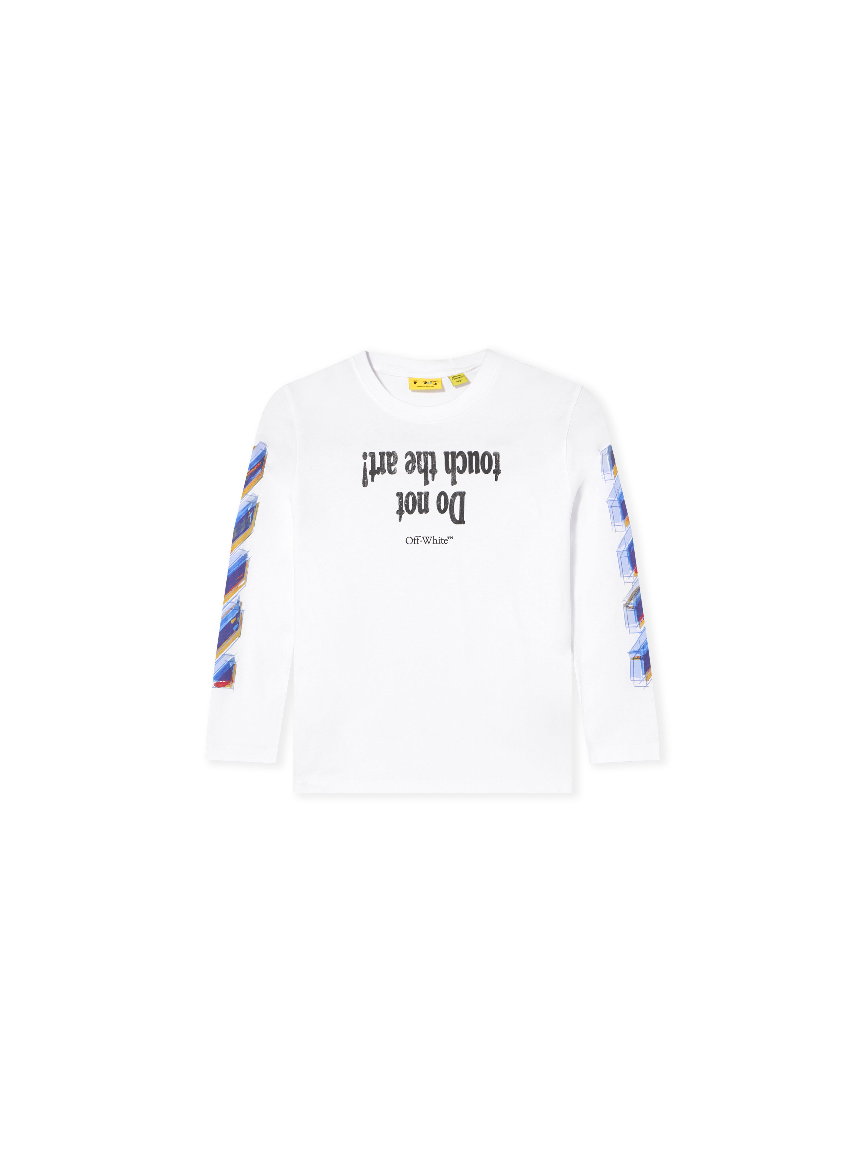 Art Quote Long Sleeve T-Shirt OFF WHITE Art Quote Long Sleeve T-Shirt WHITE 44BAB001F26J001