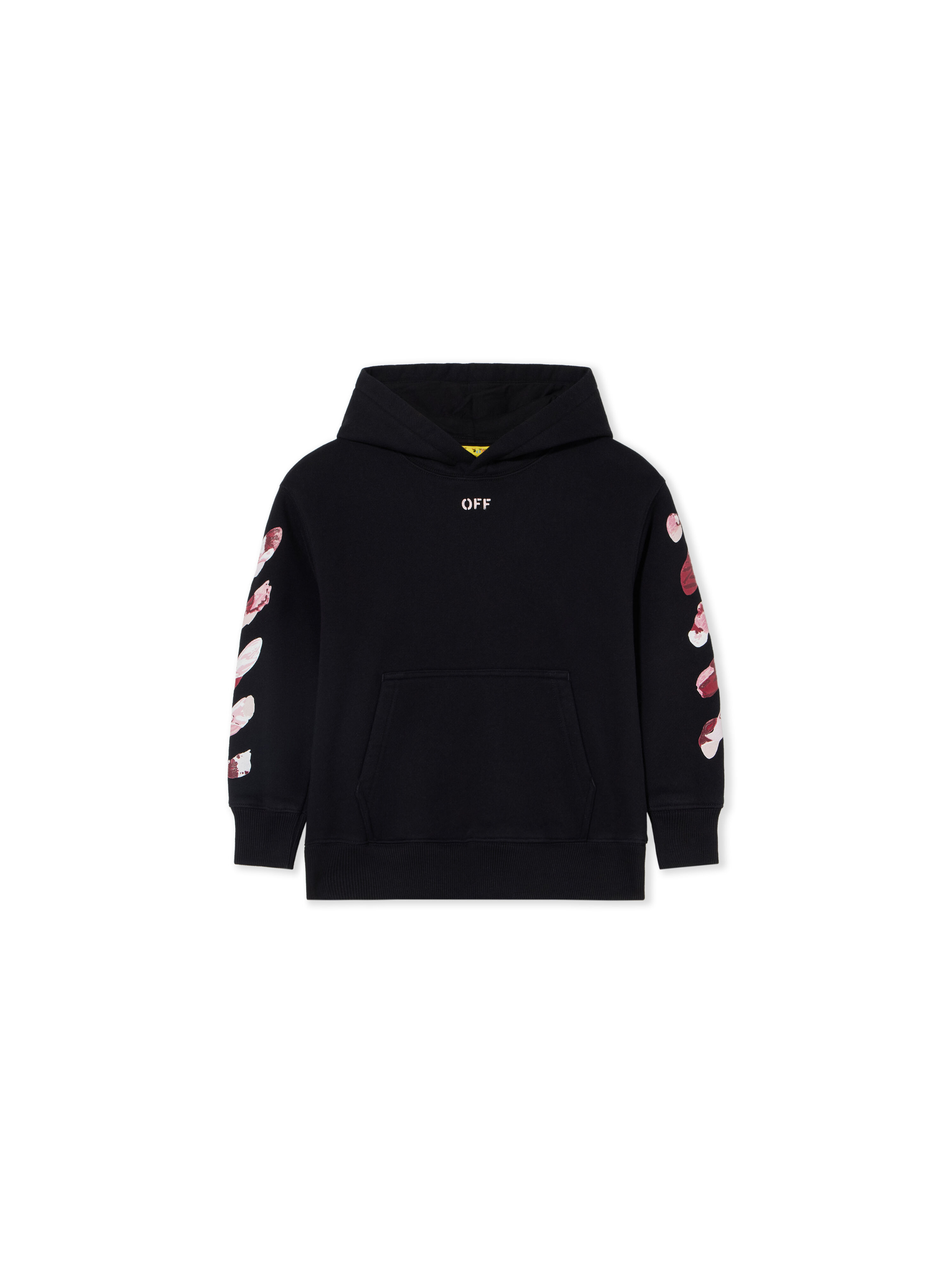 Arrow Acrylic Hoodie OFF WHITE Arrow Acrylic Hoodie BLACK 44GBB002F26F007
