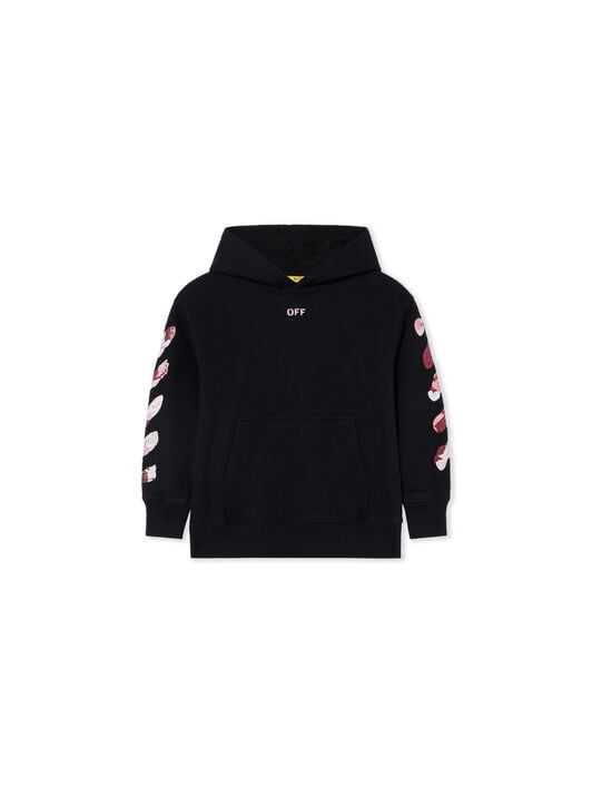 Arrow Acrylic Hoodie OFF WHITE Arrow Acrylic Hoodie BLACK 44GBB002F26F007