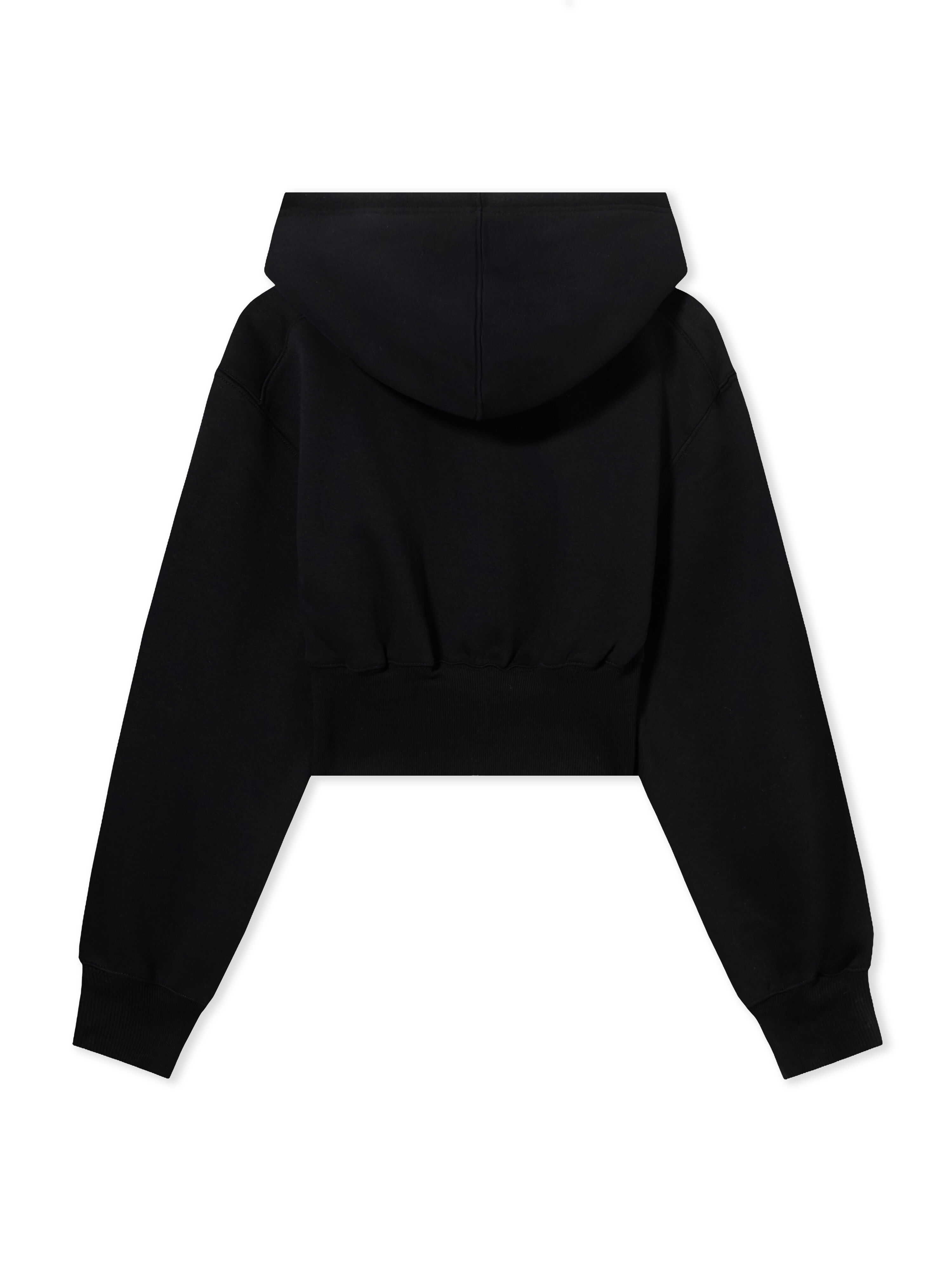 LAB L/AB Crop Zip Hoodie Black Night LABF2639G00040T