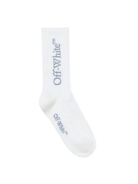 OFF WHITE Mid Bookish Calf Socks WHITE - GREY OMRA085F25KNI001