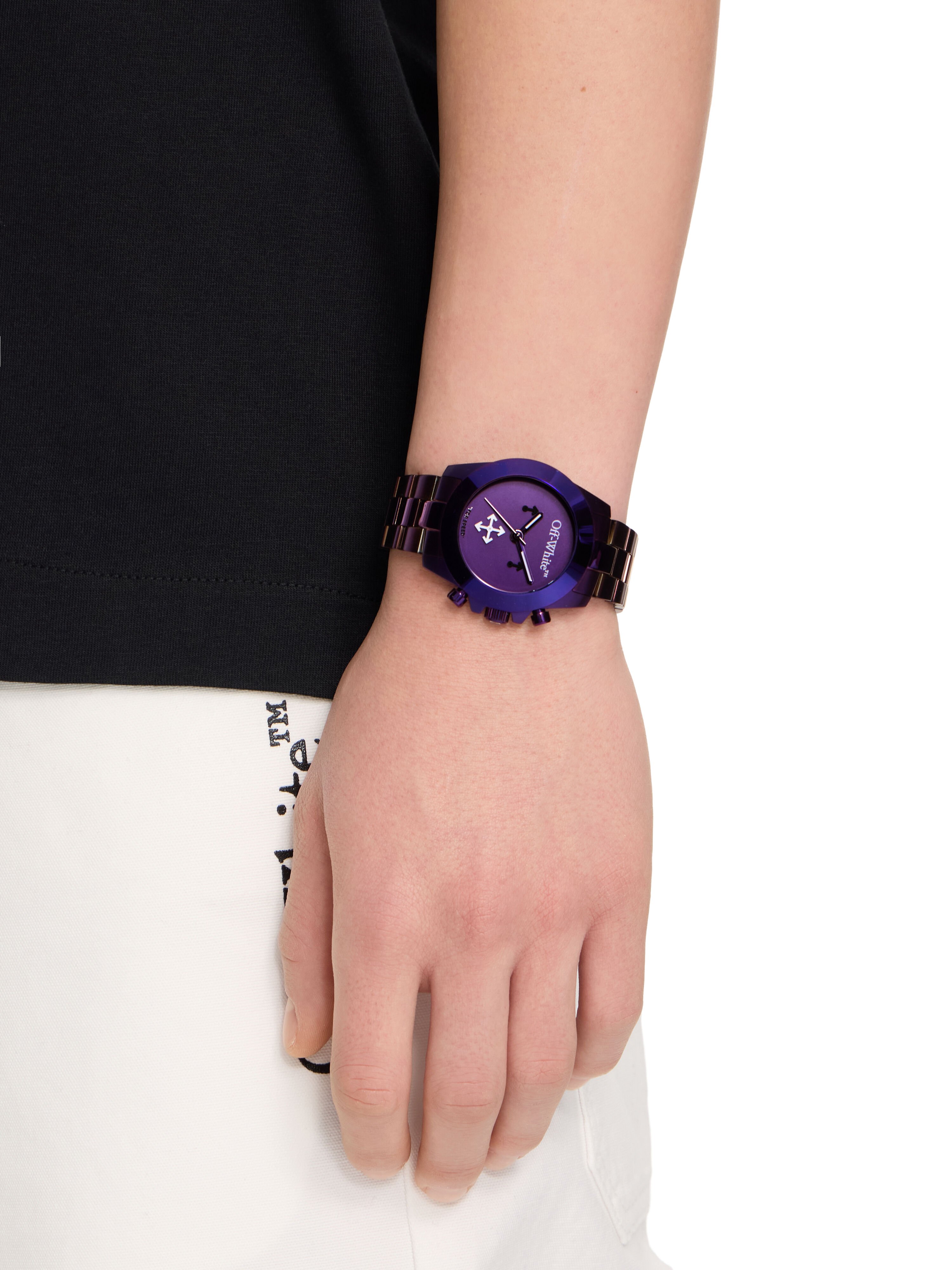 "Reset" Watch OFF WHITE "Reset" Watch Purple OW1G012M