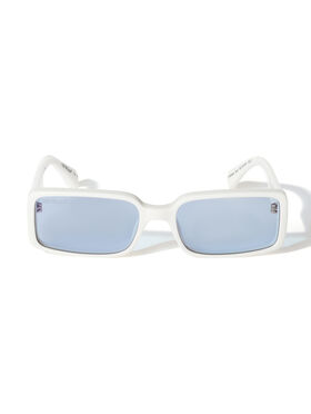 OFF WHITE Spencer Blue Lens Sunglasses White OW106482460