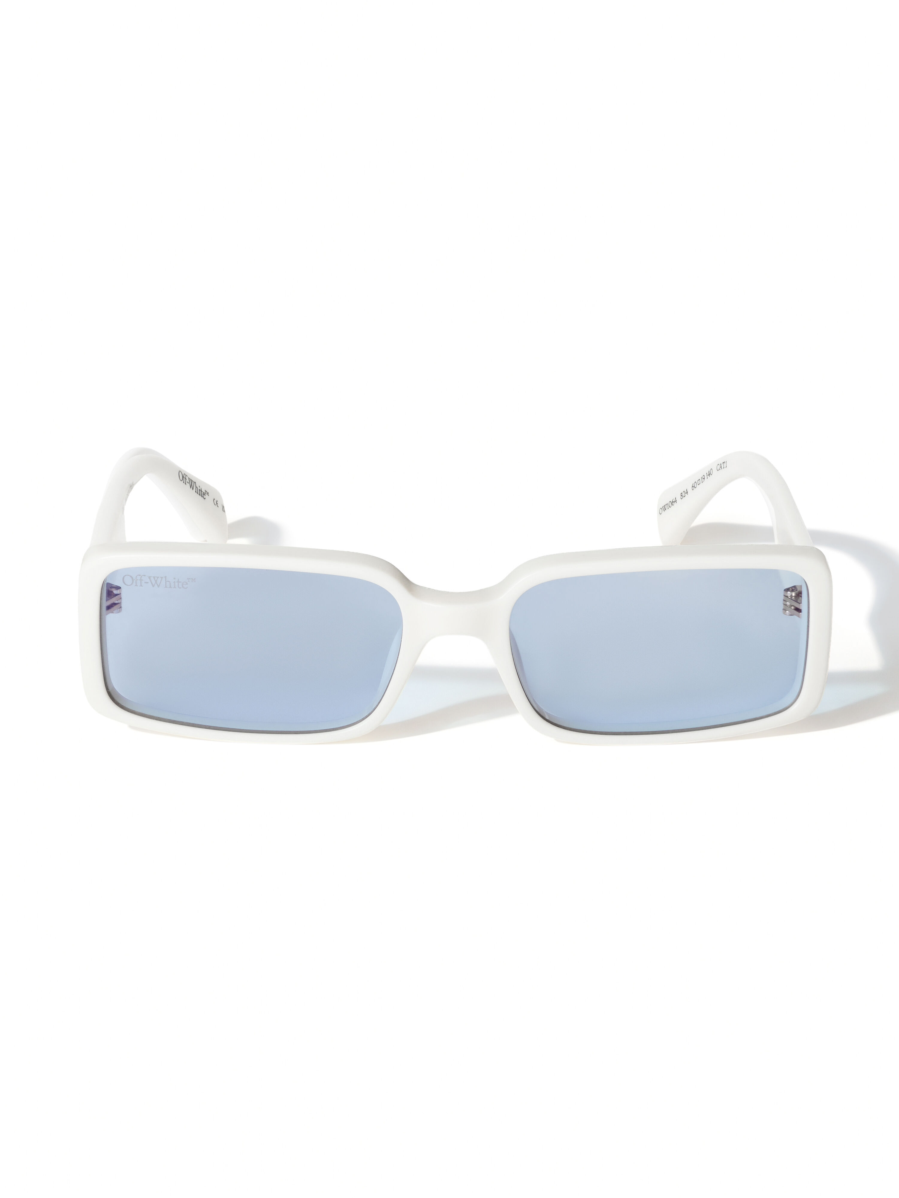 Spencer Blue Lens Sunglasses OFF WHITE Spencer Blue Lens Sunglasses White OW106482460