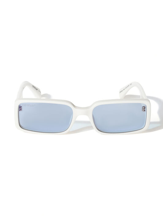 Spencer Blue Lens Sunglasses OFF WHITE Spencer Blue Lens Sunglasses White OW106482460