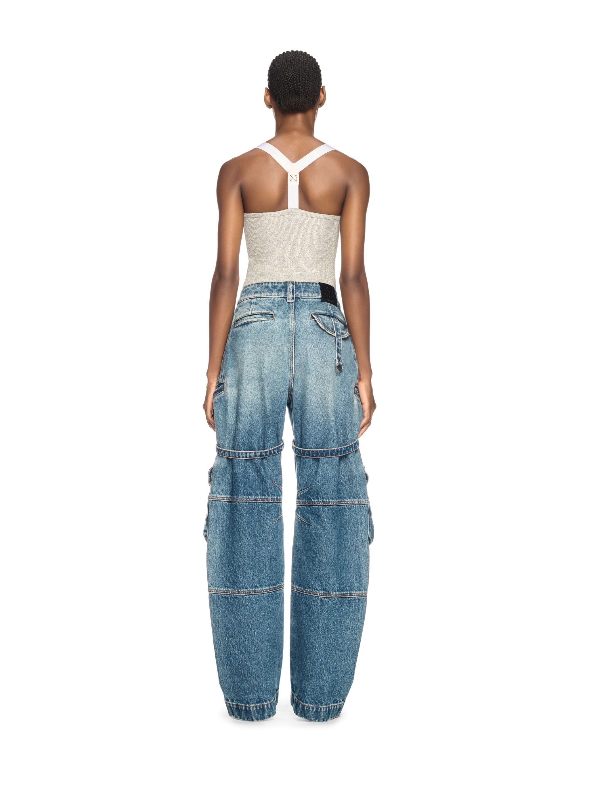 OFF WHITE Silver Lurex Tank Top SILVER OWAD25SS25JER002