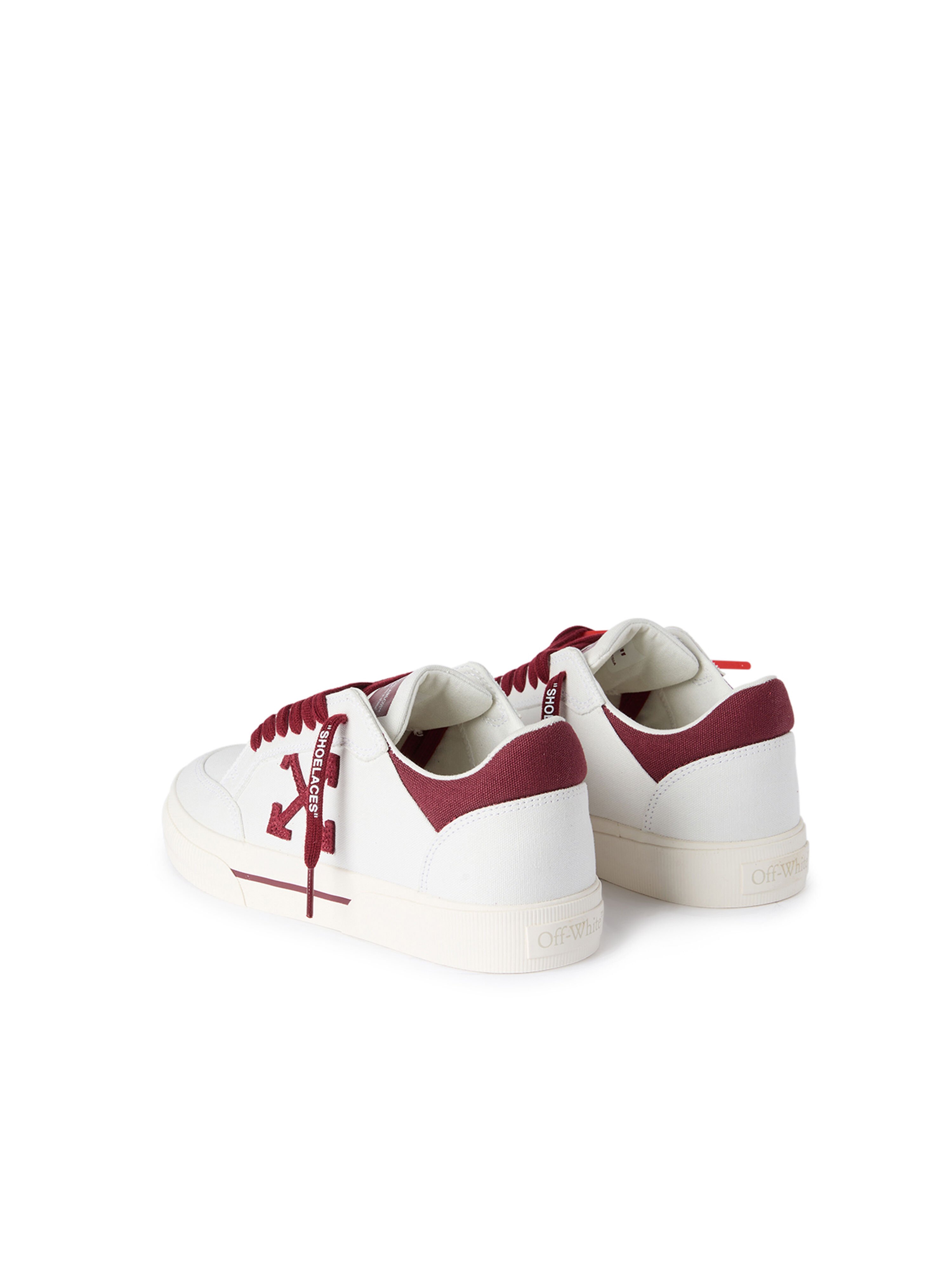 Vulcanized Low Sneakers OFF WHITE Vulcanized Low Sneakers WHITE/BURGNDY OF05776601