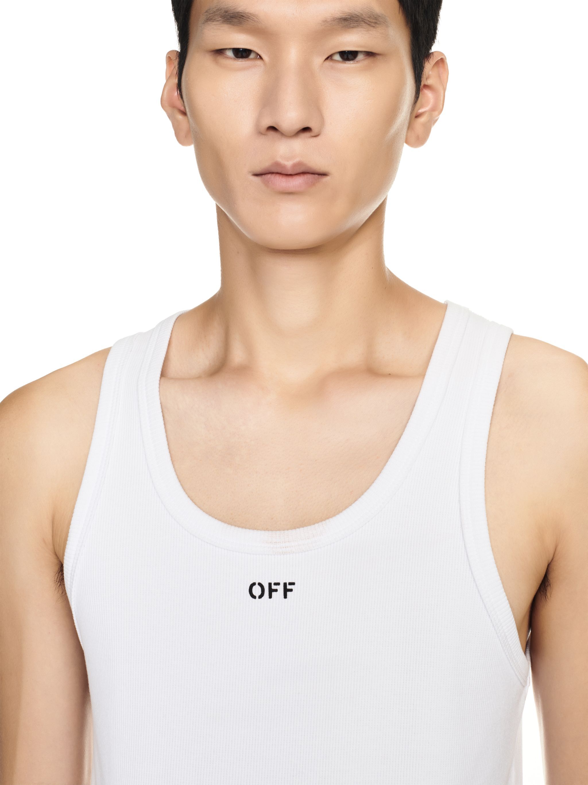 OFF WHITE Top Con Stampa BIANCO OMUY006C99JER001