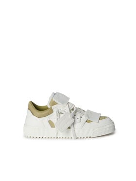 OFF WHITE 3.0 Off Court Low Top Sneakers WHITE - GREY GREEN OWIA28EF25LEA001