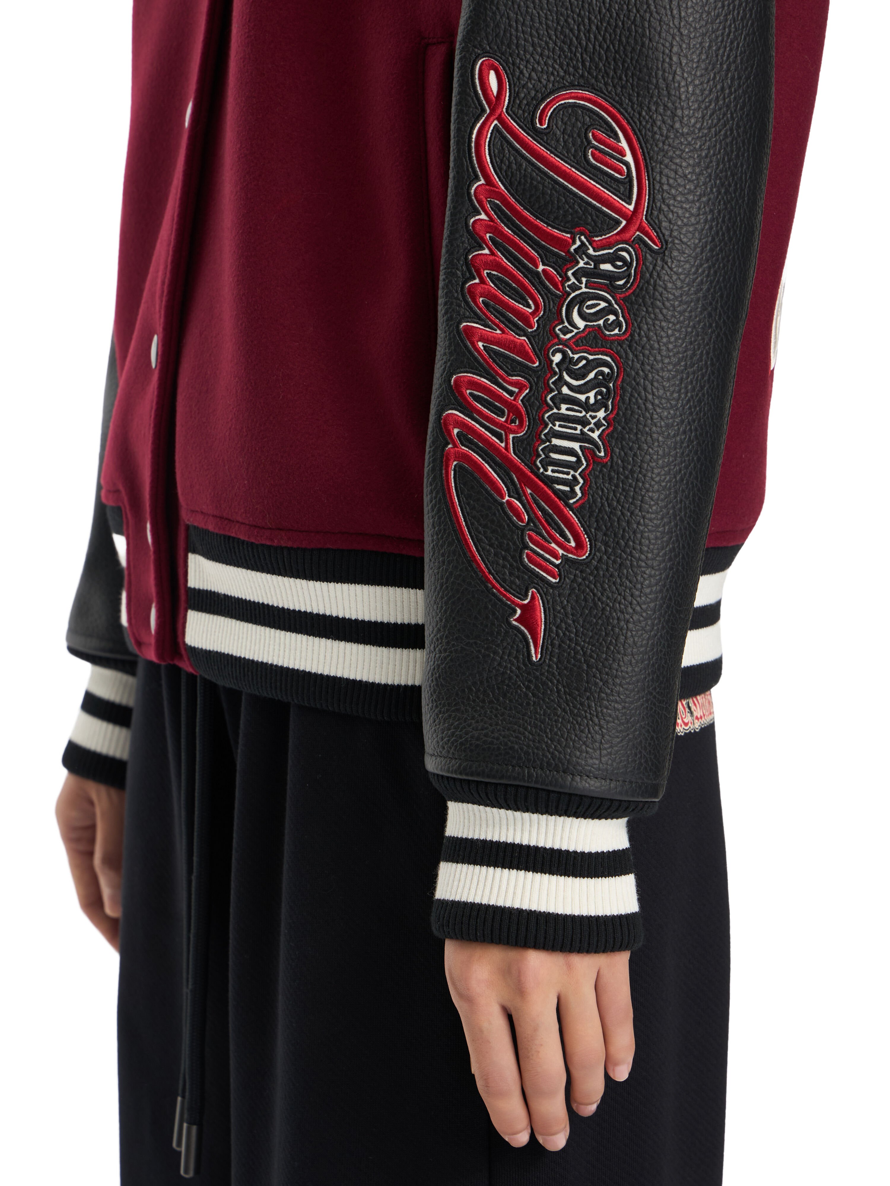 AC Milan X Off-White™ Varsity Jacket OFF WHITE AC Milan X Off-White™ Varsity Jacket Black-No Color 29G00568T