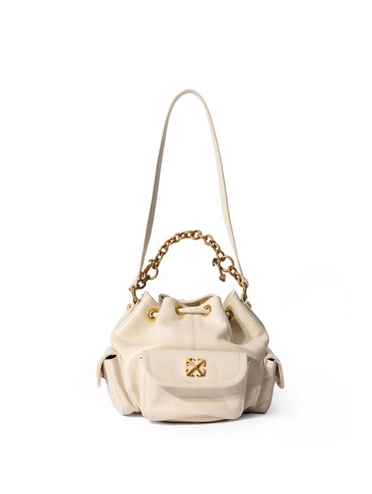 Dumbo.B Bucket Bag OFF WHITE Dumbo.B Bucket Bag DUST - NO COLOR OWMY002F25LEA001