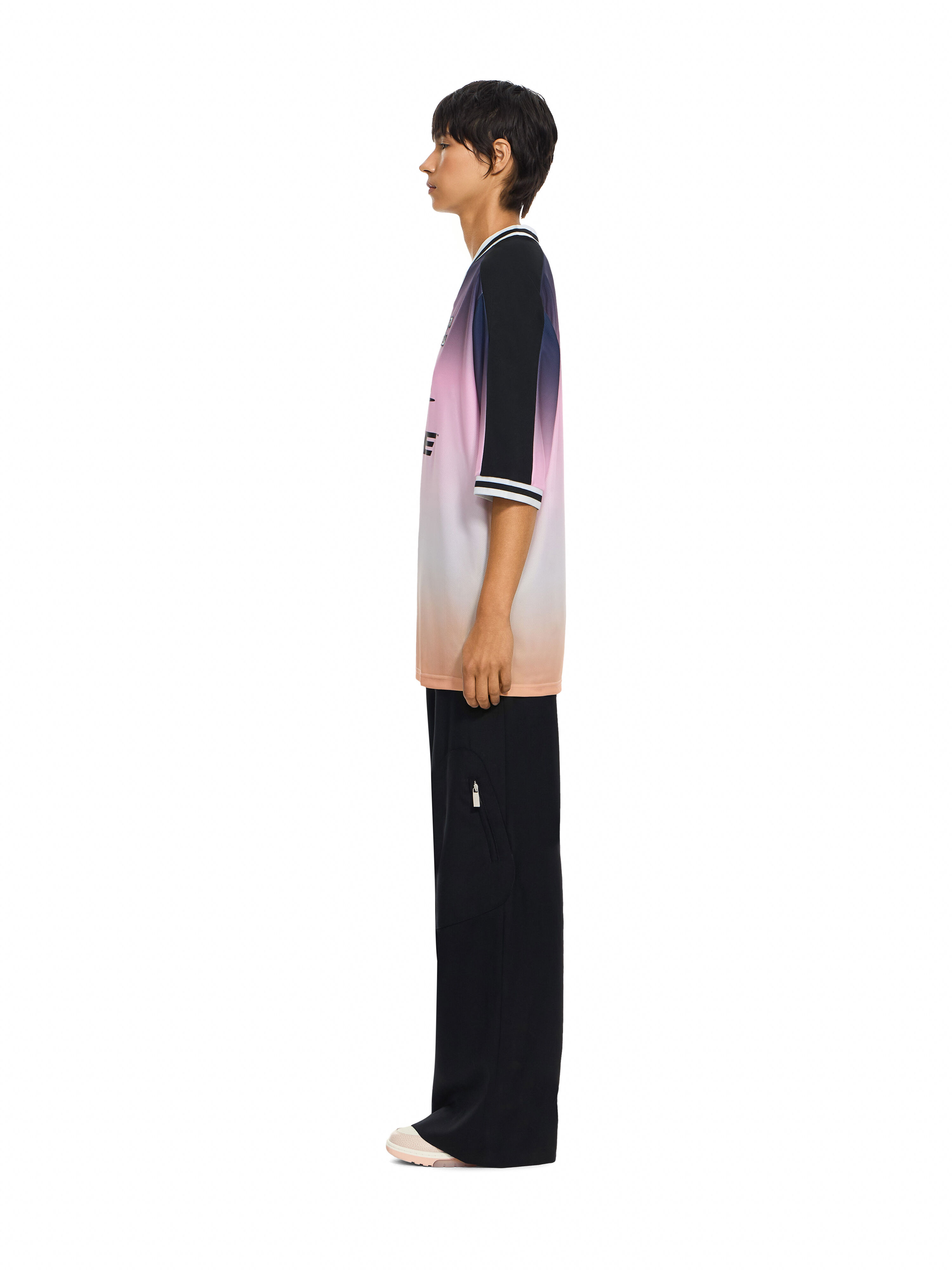 Light Wool Corporate Toybox Trousers OFF WHITE Light Wool Corporate Toybox Trousers Black-White 2FH00598B