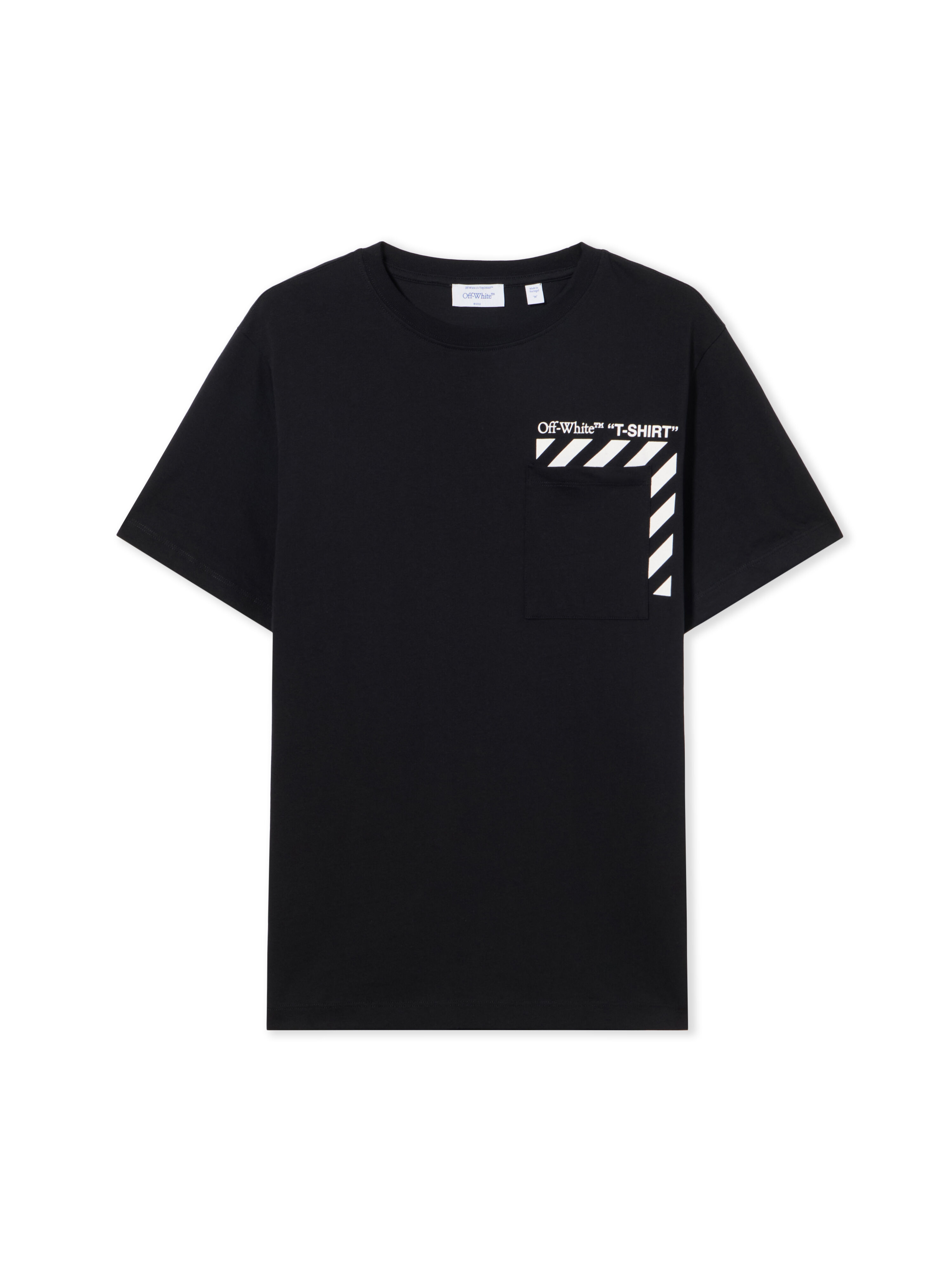 OFF WHITE Slim Fit Graphic S/S T-Shirt BLACK 44OWOS26T060