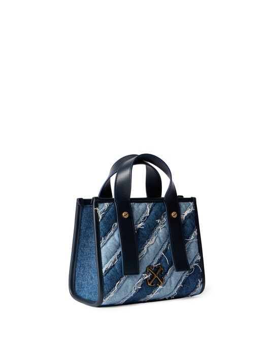 Quilting Raw Denim Tote Bag OFF WHITE Quilting Raw Denim Tote Bag BLUE - NO COLOR OWNA239F25DEN001