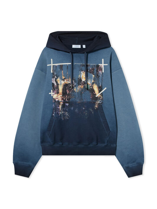 Ripped Narciso Regular Hoodie OFF WHITE Ripped Narciso Regular Hoodie CLOUD BLU GRAPHITE 44MBB12NF26F00A