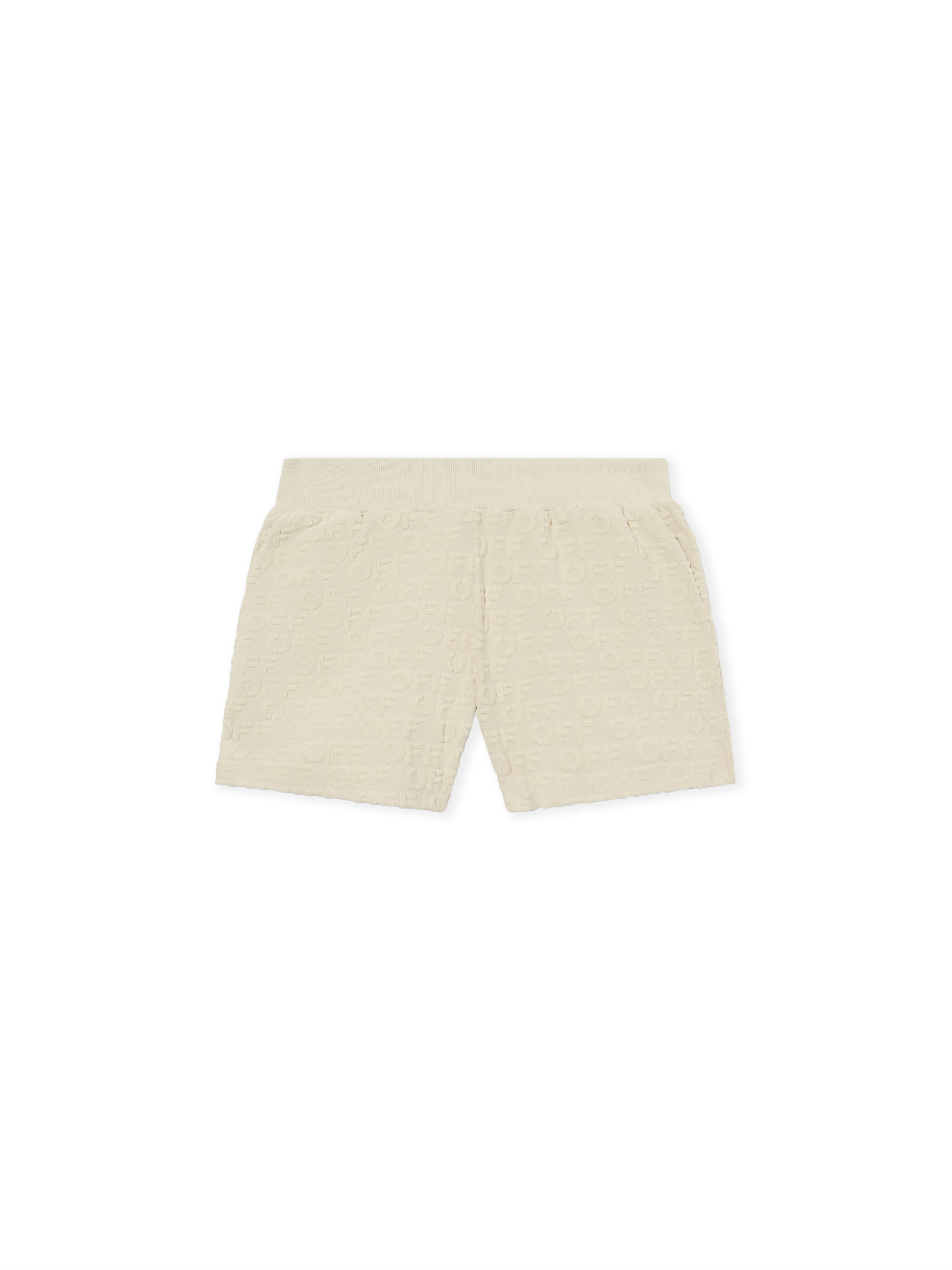 Terry Off Shorts OFF WHITE Terry Off Shorts Beige-No Color 2SJ00711L