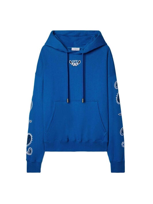 Orangener Vibe Hoodie Mit Pfeil OFF WHITE Orangener Vibe Hoodie Mit Pfeil ORANGE OMBB085S25FLE00L