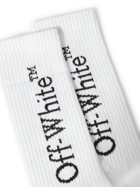 OFF WHITE Bookish Long Socks  OGRA003S25KNI001