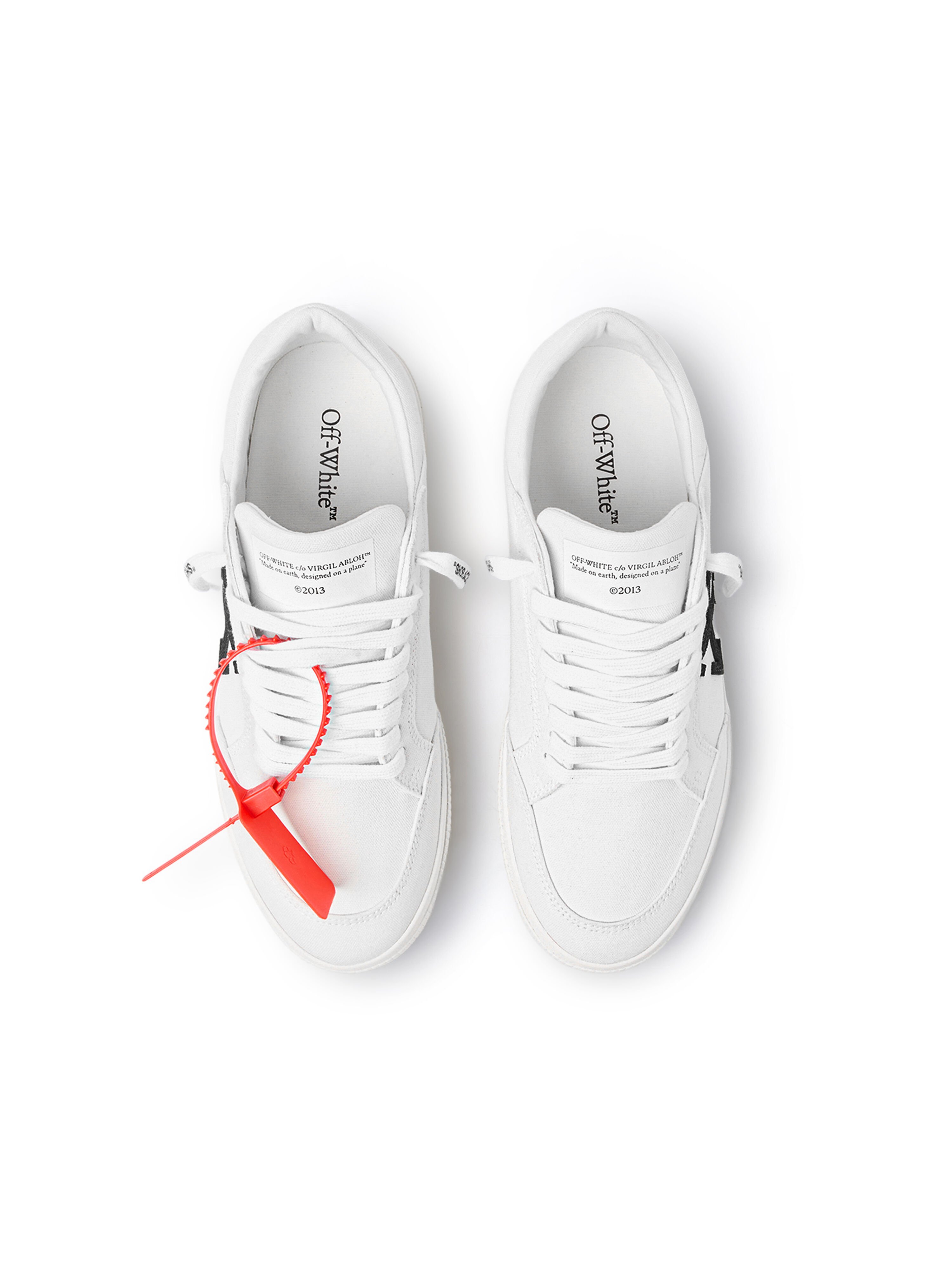 Vulkanisiert Low Sneaker OFF WHITE Vulkanisiert Low Sneaker WHITE/BLACK OMIA293C99FAB003