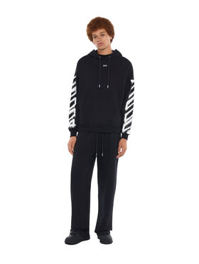 OFF WHITE Spray Can Arrow Skate Hoodie BLACK 44MBB085F5001