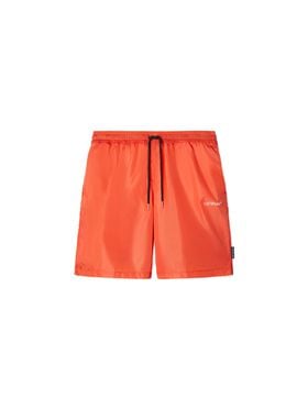 OFF WHITE Orange Arrow Surfer Swim Shorts ORANGE OMFD013S25FAB001