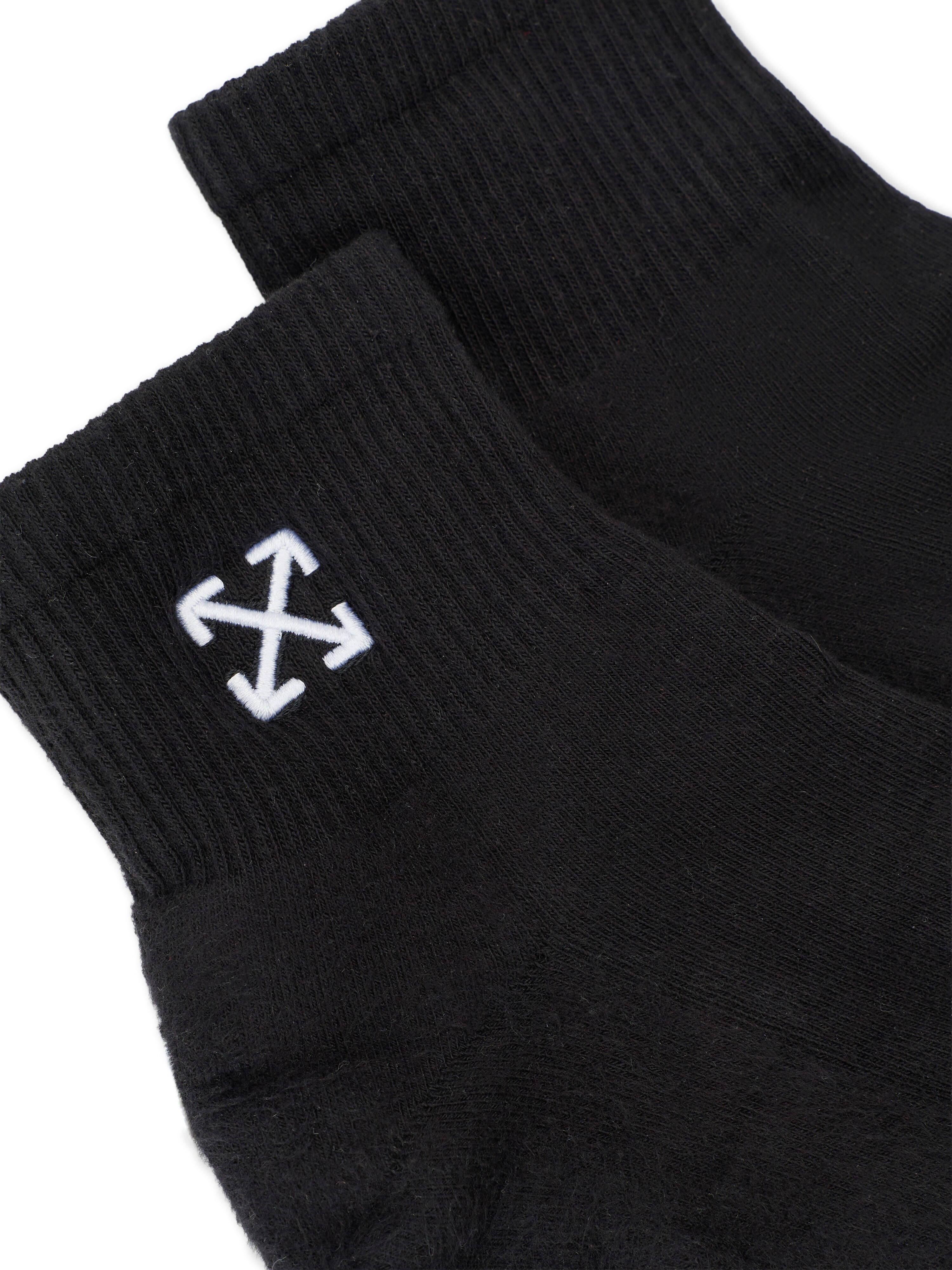 Arrow Quarter Socks OFF WHITE Arrow Quarter Socks BLACK OW7100102