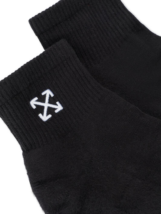 Arrow Quarter Socks OFF WHITE Arrow Quarter Socks BLACK OW7100102