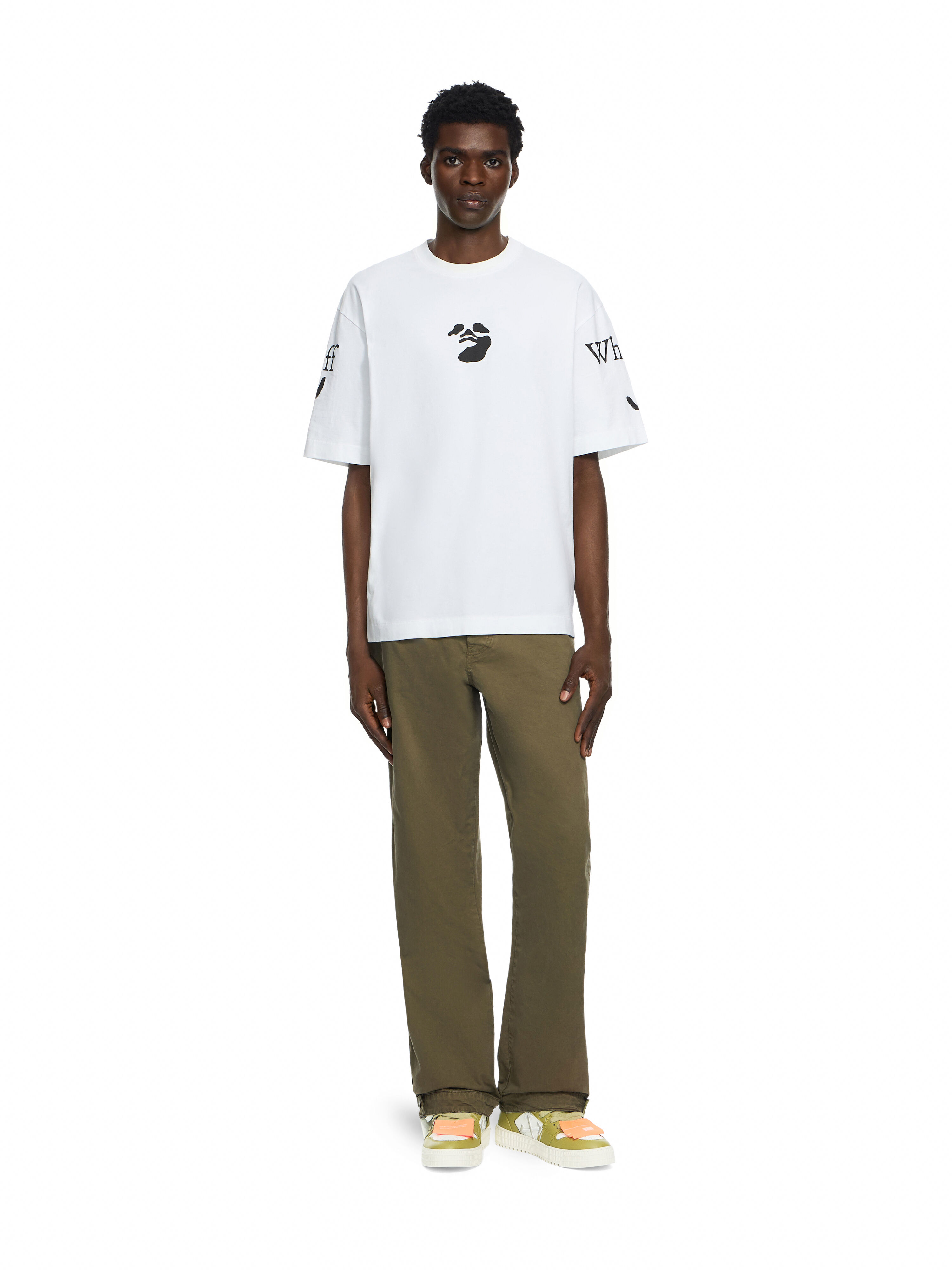 Swimming Logo Garment-Dyed Carpenter Pants OFF WHITE Swimming Logo Garment-Dyed Carpenter Pants DUSTY OLIVE 44MCF04SF26F001